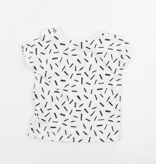 Fred & Floe Boys White Basic T-Shirt Size 0-3 Months