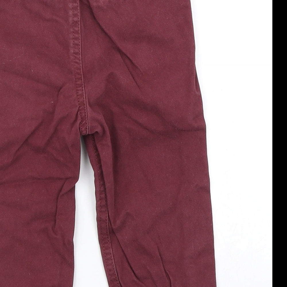 F&F Boys Purple Cargo Trousers Size 12-18 Months