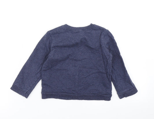 F&F Boys Blue Pullover T-Shirt Size 12-18 Months