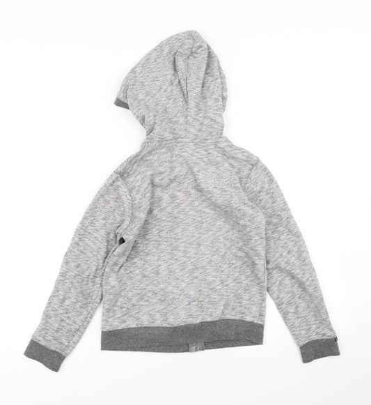 Z Boys Grey Full Zip Hoodie Size 8 Years