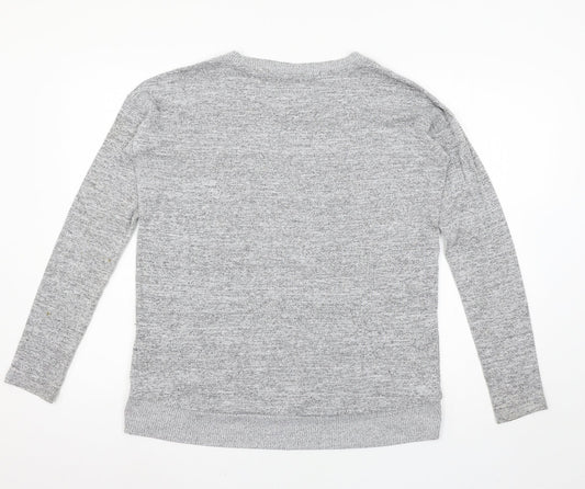 Gap Womens Grey Jersey Pullover Sweatshirt Size XS