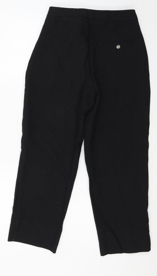 Marks and Spencer Womens Black Trousers Size 12 L24 in