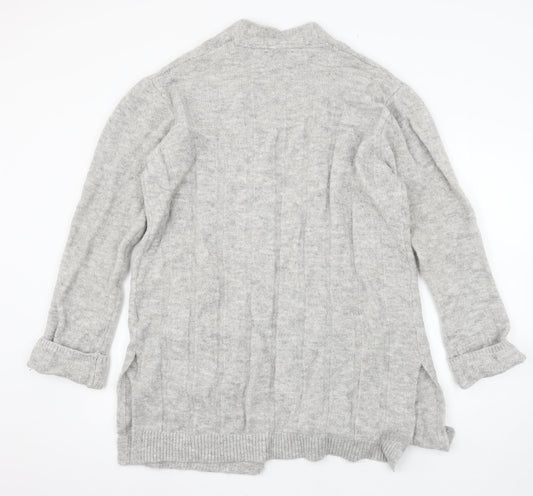 Marks and Spencer Womens Grey Knit Cardigan Jumper Size M