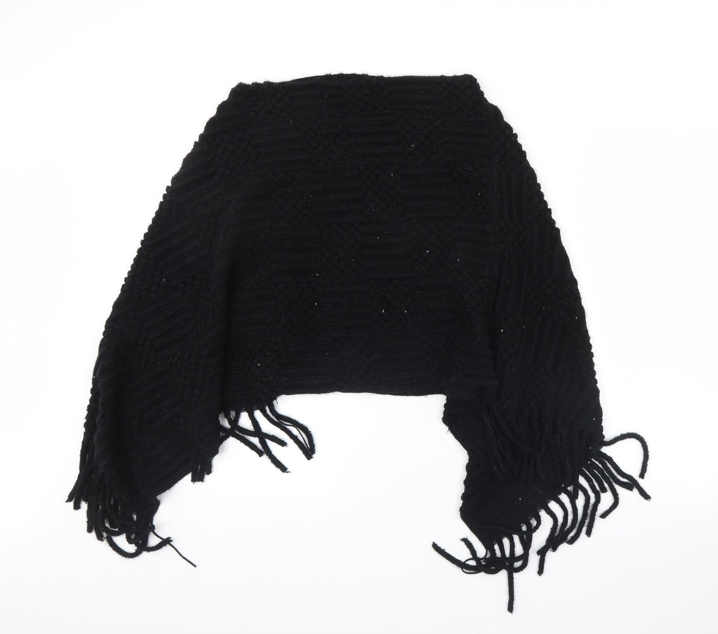 Preworn Womens Black Scarf