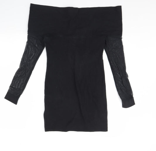 quonium Womens Black Mini Size 12
