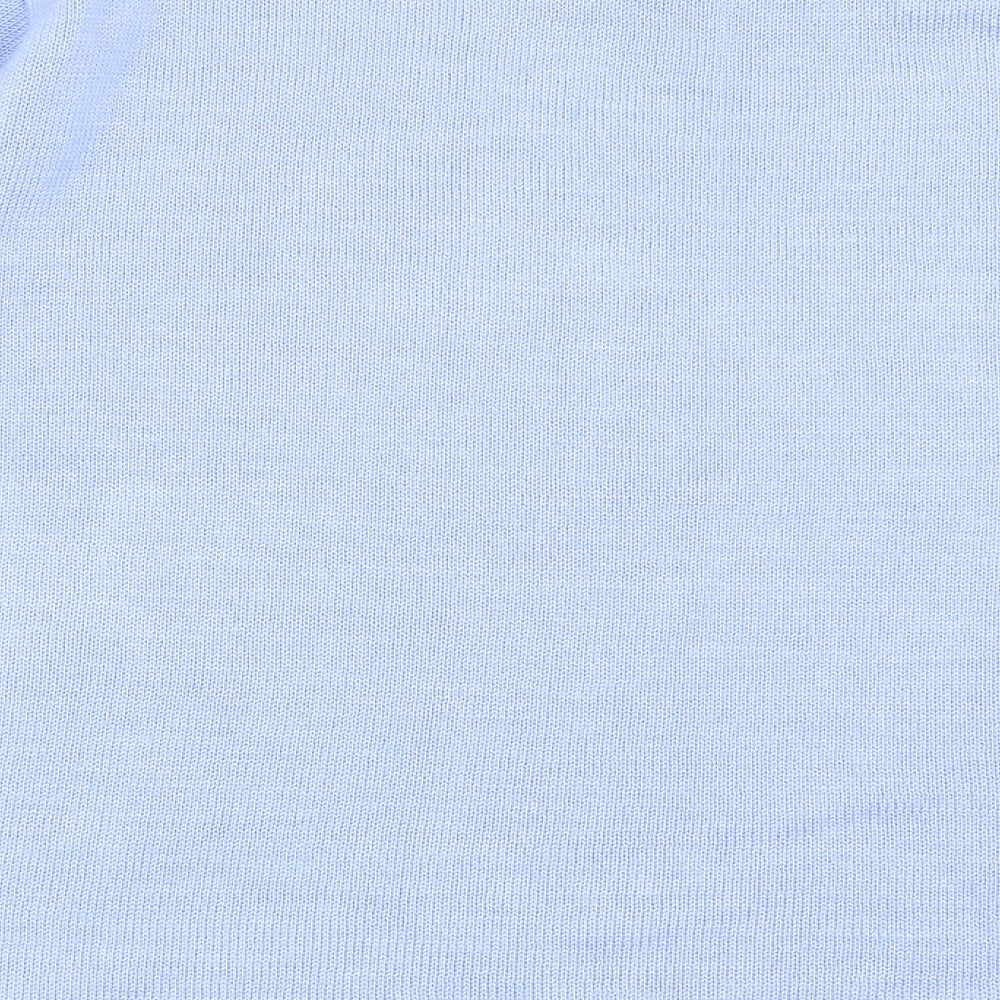 afibel Womens Blue Basic T-Shirt Size 16