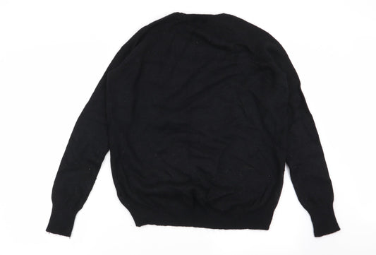 H&M Womens Black Pullover Jumper Size 10