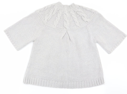 Chilli Pepper Womens Grey Cardigan Jumper Size L