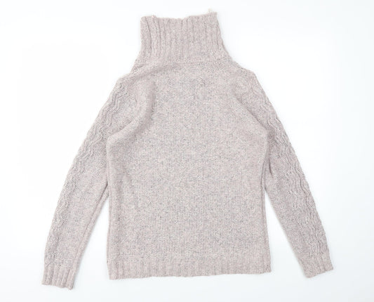 BM Womens Pink Pullover Jumper Size S