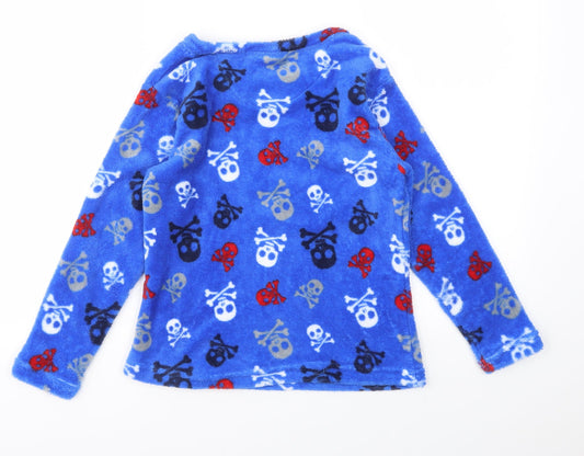 CHILL OUT Boys Blue Geometric Pyjama Set Size 10-11 Years