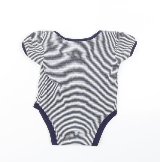 George Girls Multicoloured Striped Babygrow One-Piece Size 6-9 Months