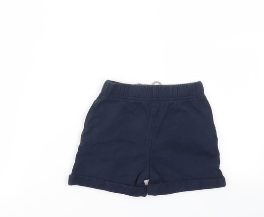 George Boys Blue Sweat Shorts Size 2 Years