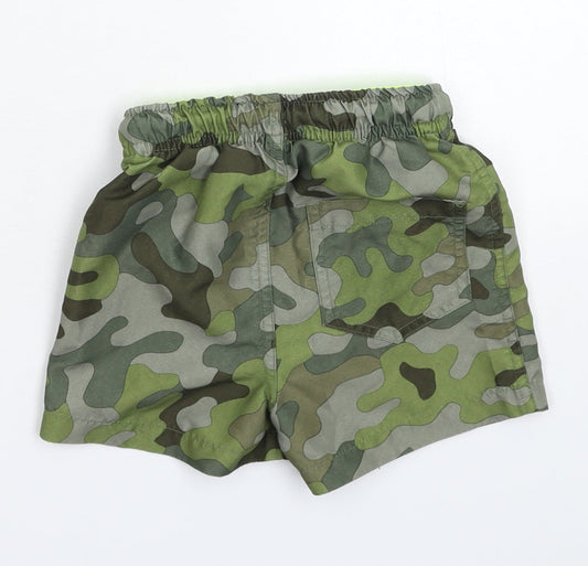 Nutmeg Boys Multicoloured Camouflage Bermuda Shorts Size 3-4 Years