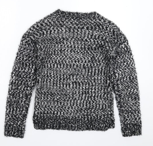 Peacocks Womens Grey Knit Pullover Jumper Size S