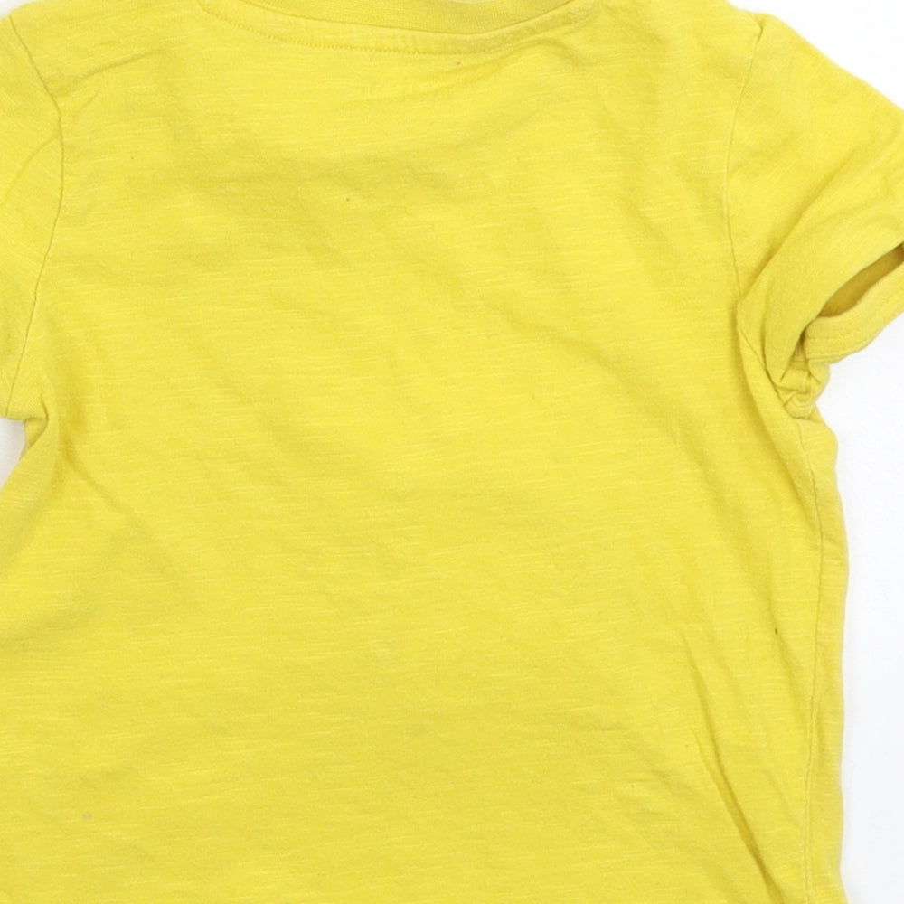 Nutmeg Baby Yellow Basic T-Shirt Size 12-18 Months
