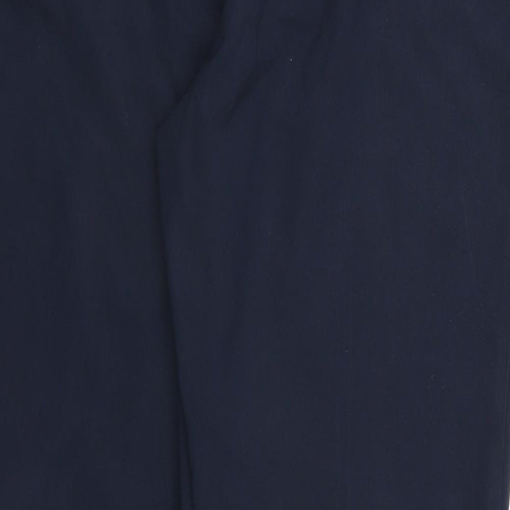 Boohoo Womens Blue Capri Trousers Size 18 L30 in