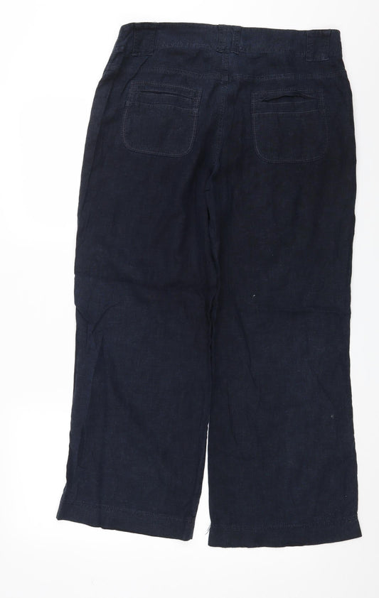 Preworn Womens Blue Trousers Size 32 in L27 in