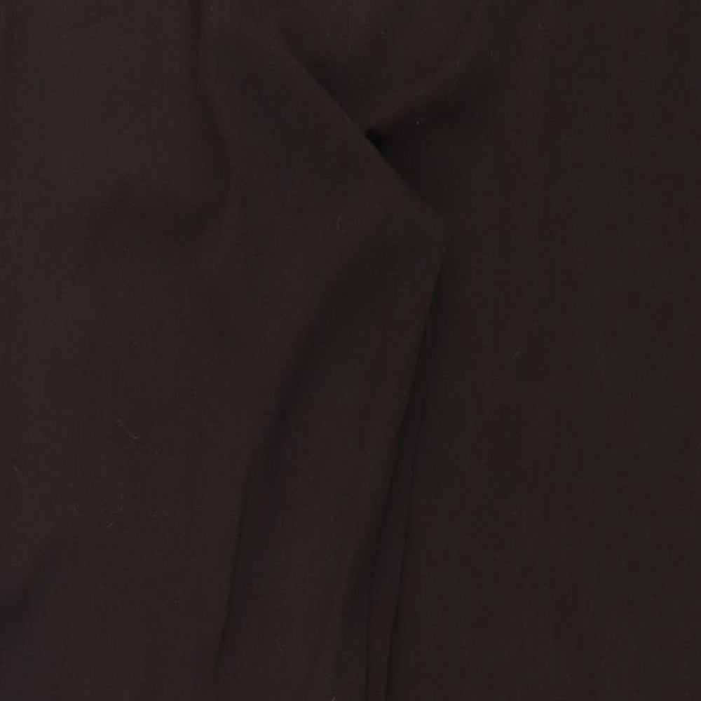 Preworn Womens Brown Trousers Size 34 in L28 in