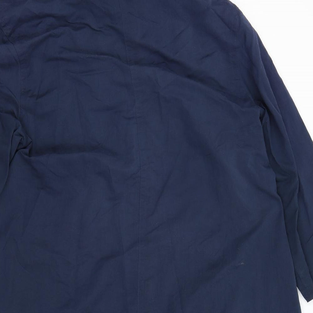 Gil Bret Womens Blue Overcoat Coat Size 14