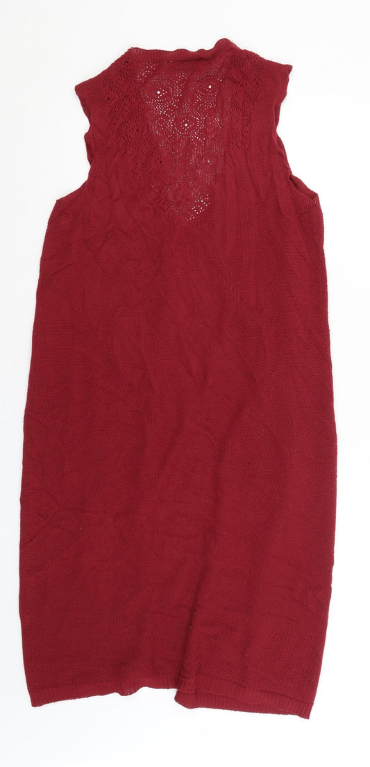 Ilmek Womens Red Shrug Jumper Size S