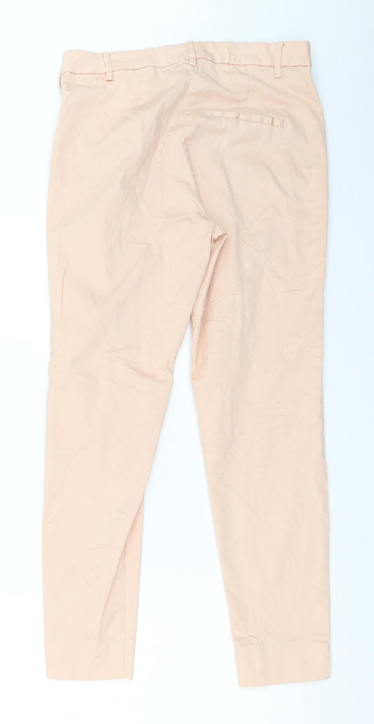 H&M Womens Pink Capri Trousers Size 38 L26.5 in
