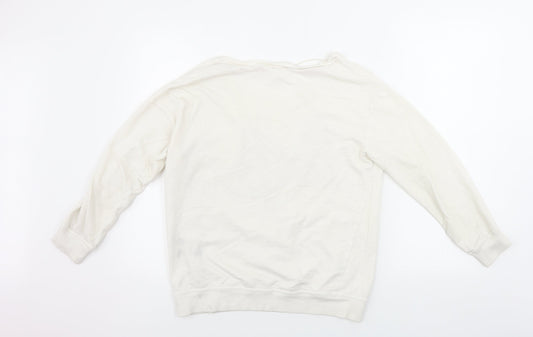 Disney Womens White Pullover Jumper Size 10 - disney