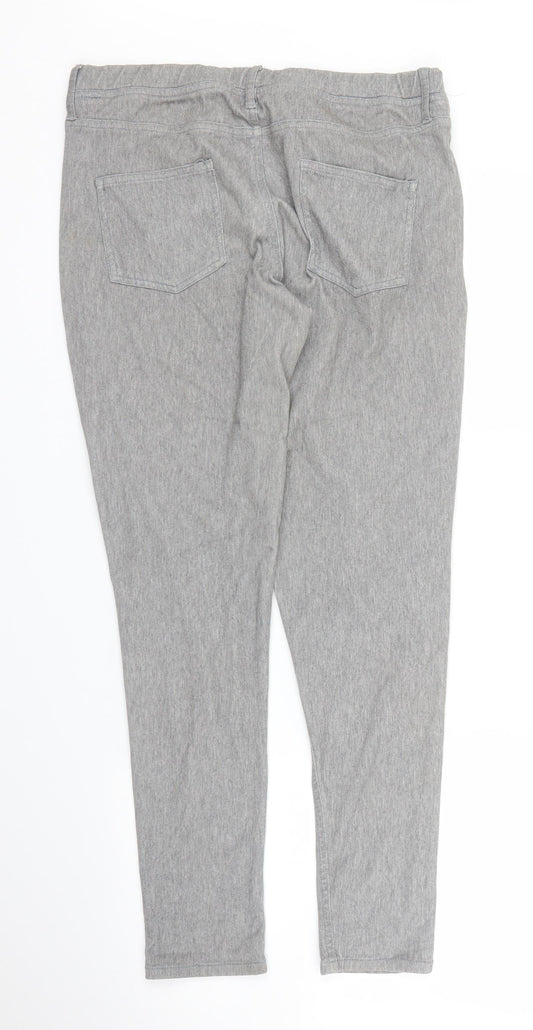 Go Colours Womens Grey Jegging Jeans Size L L27 in
