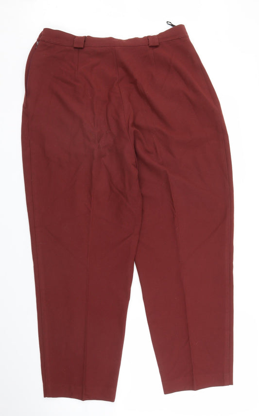 M&S Womens Purple Pedal Pusher Trousers Size 32 in L25 in