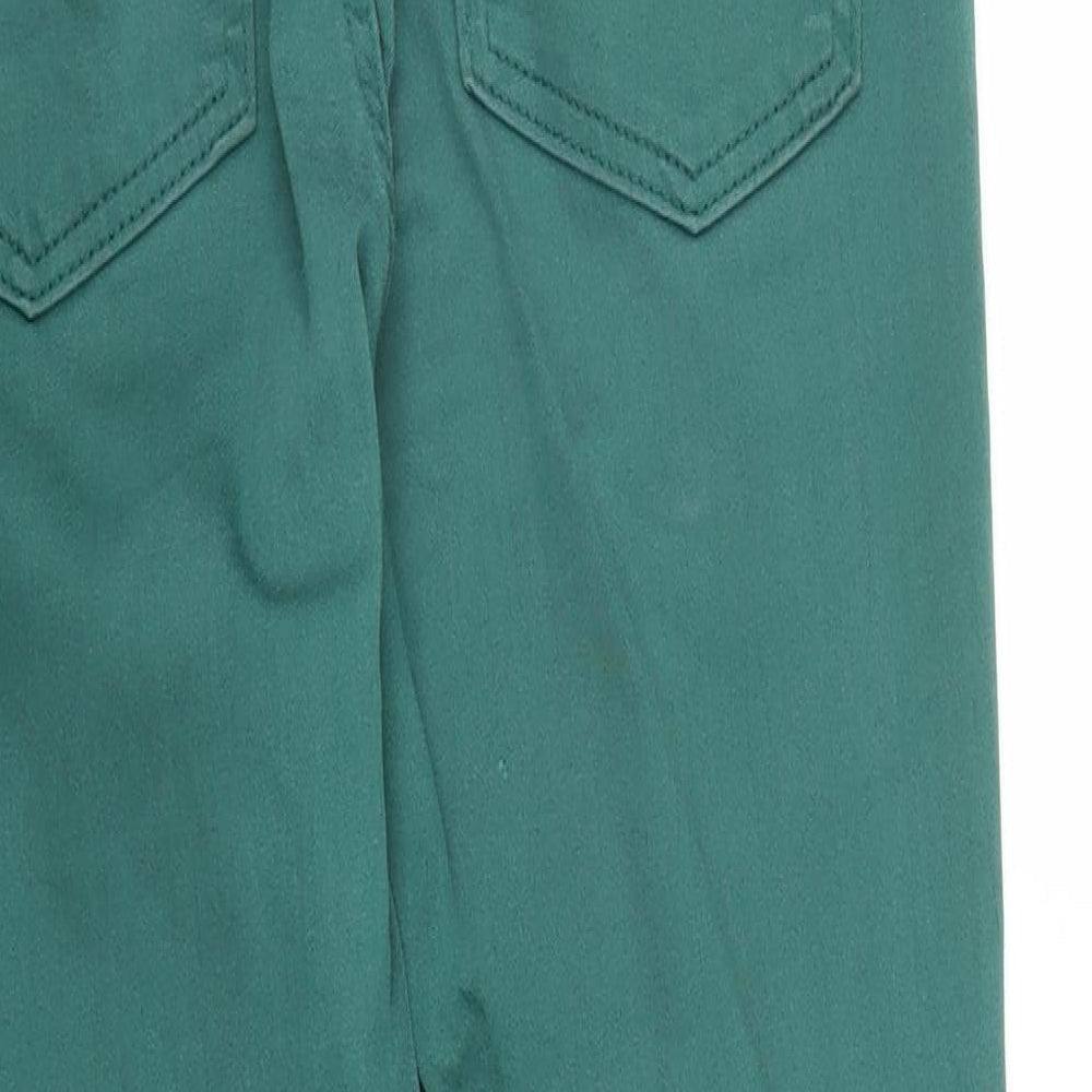 M&S Womens Green Capri Trousers Size 10 L24 in