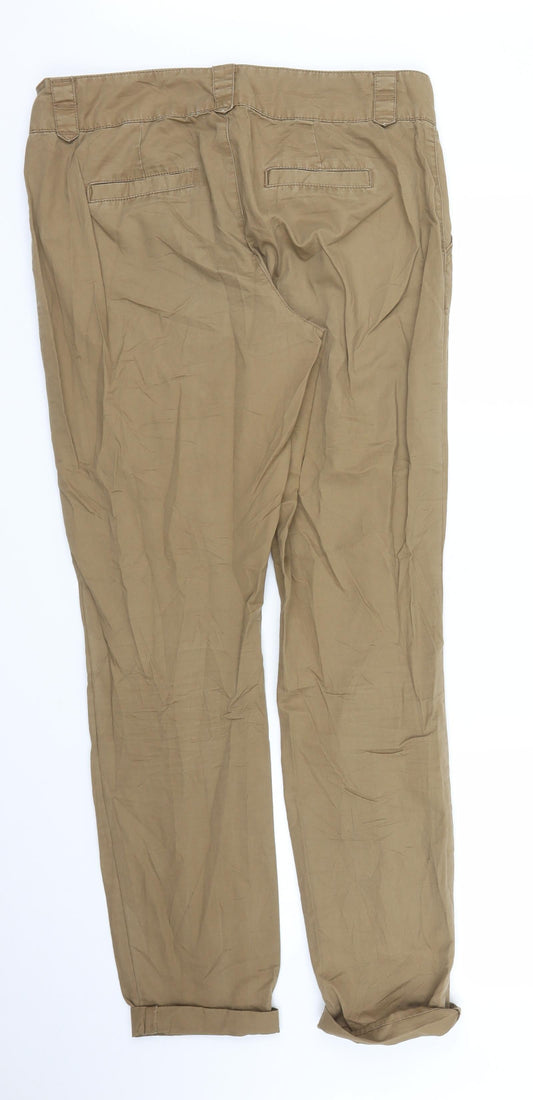Vera Moda Womens Beige Chino Trousers Size M L29 in