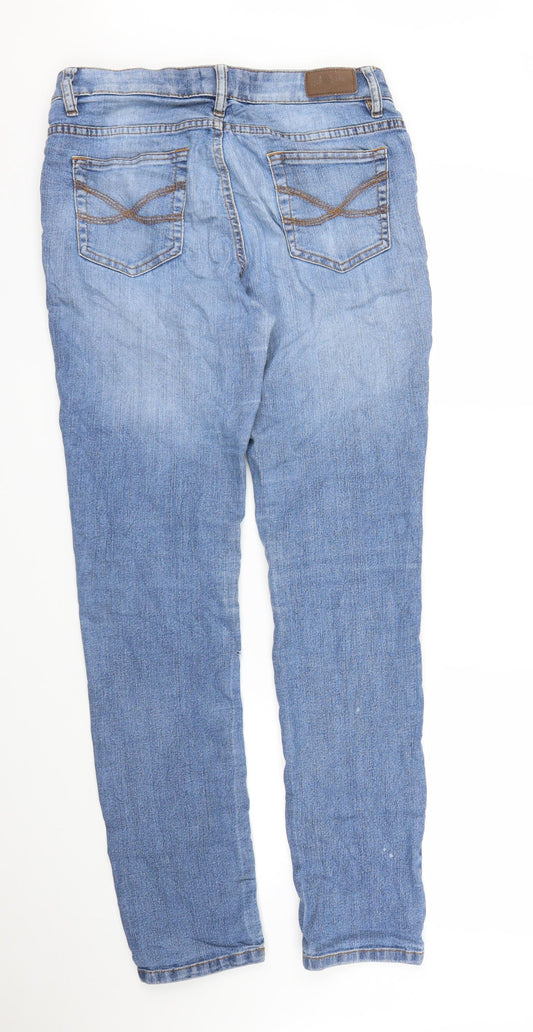 John Baner Womens Blue Denim Skinny Jeans Size 10 L30 in