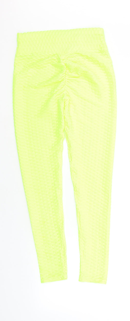 Preworn Womens Green Jegging Leggings Size M L27 in