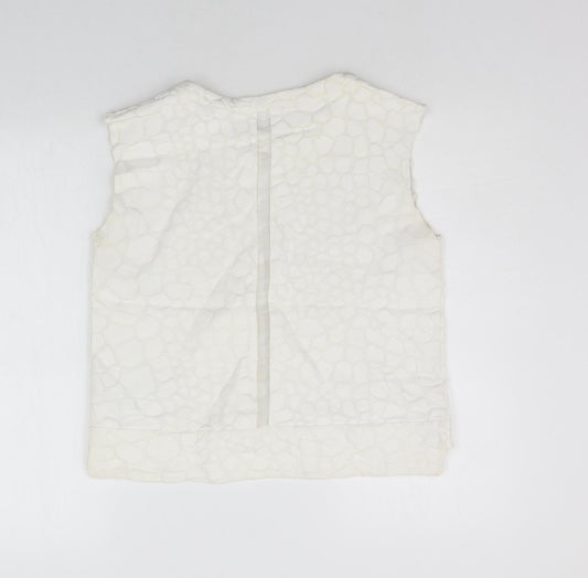 Zara Womens Beige Basic Blouse Size M