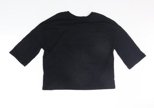 lefties Womens Black Camisole T-Shirt Size S