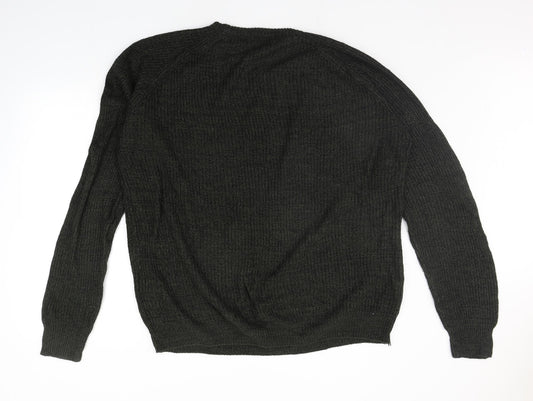 PEP&CO Womens Green Pullover Jumper Size L