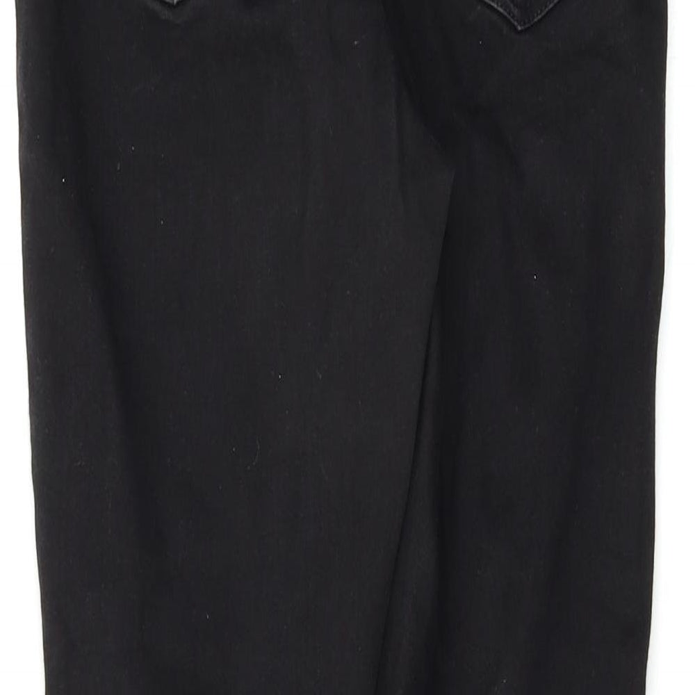 Miss Selfridge Womens Black Skinny Jeans Size 10 L28 in