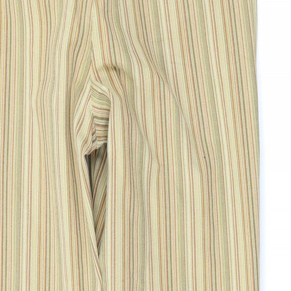 Preworn Womens Multicoloured Striped Trousers Size 31 in L27 in