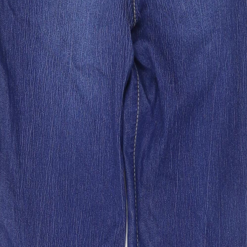 Denim & Co. Womens Blue Skinny Jeans Size 12 L28 in