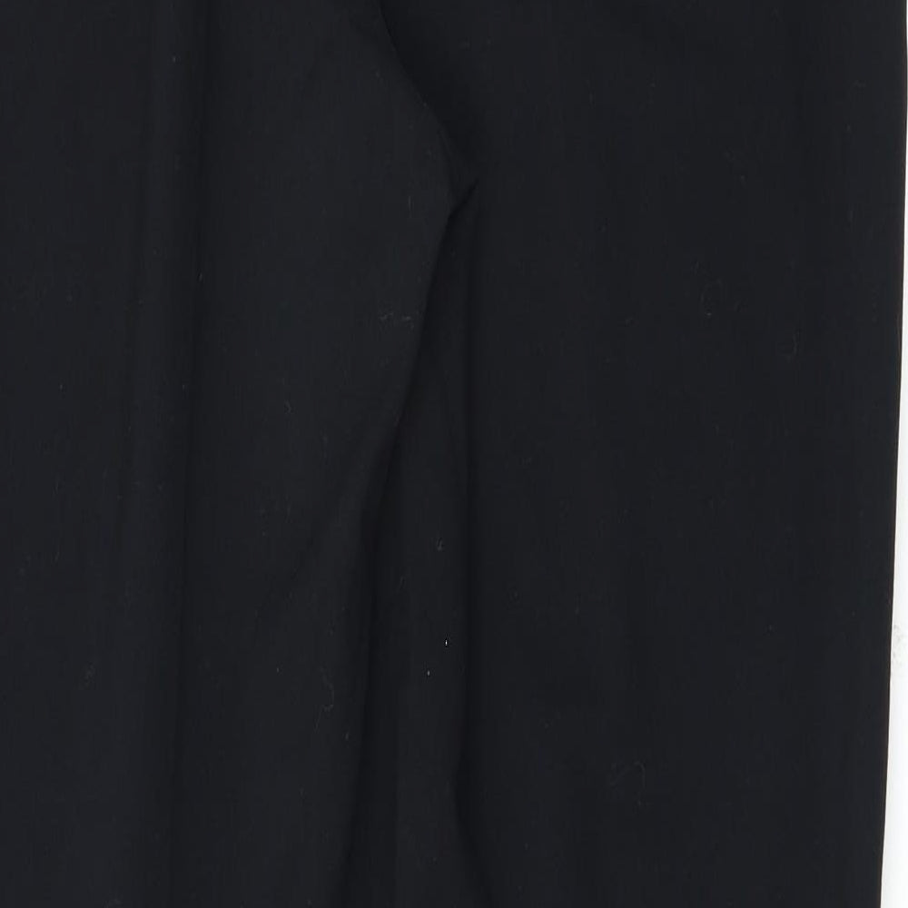Marks and Spencer Womens Black Trousers Size 14 L30 in