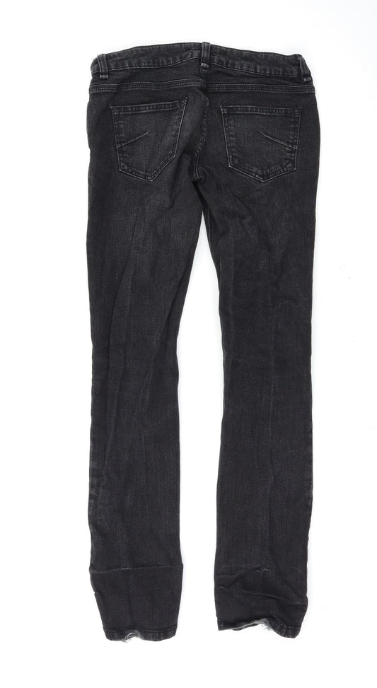 Topshop Womens Black Skinny Jeans Size 28 L32 in