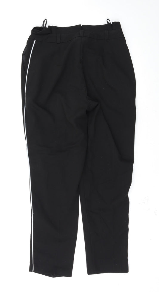 New Look Womens Black Trousers Size 8 L27 in