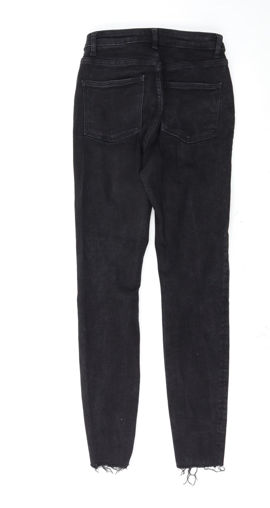 Denim & Co. Womens Black Skinny Jeans Size 8 L28 in