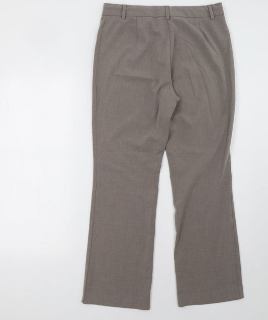 Marks and Spencer Womens Grey Trousers Size 10 L30 in