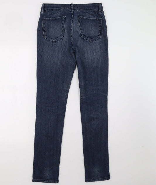 Oasis Womens Blue Straight Jeans Size 28 L32 in