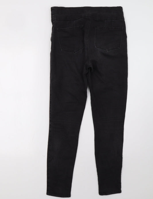 RESERVED Womens Black Skinny Jeans Size 30 L30 in