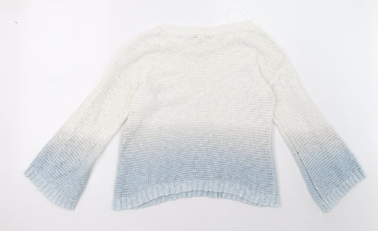 EDC Womens Blue Pullover Sweatshirt Size S