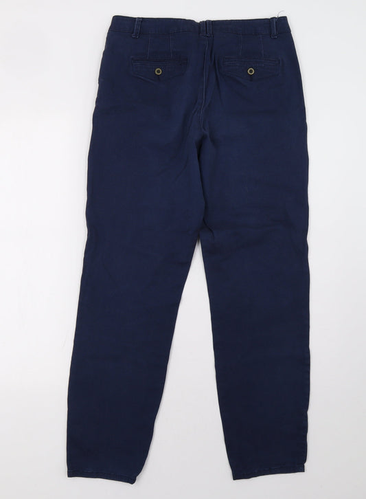 retro appearel Womens Blue Trousers Size 12 L31 in
