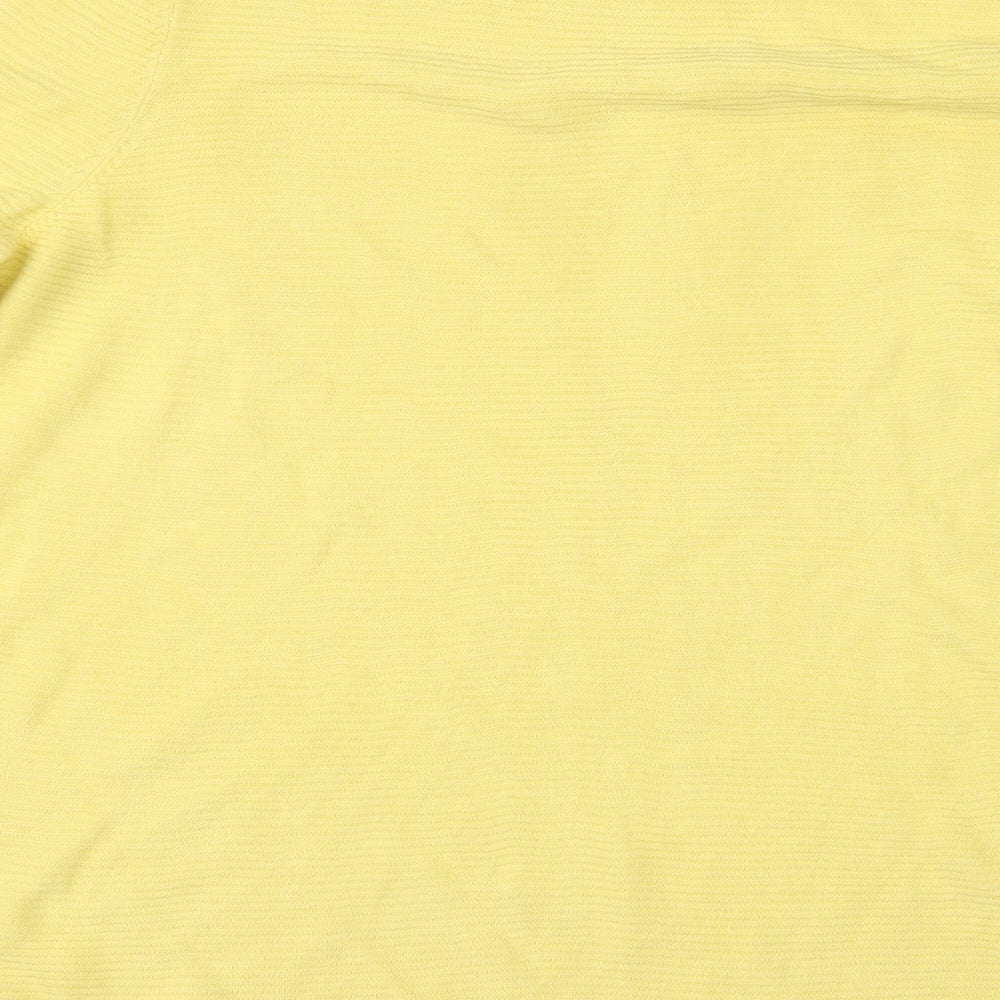 Marks and Spencer Womens Yellow Pullover Jumper Size 16