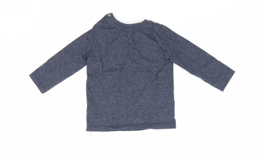 Florence and Fred Boys Blue Basic Casual Size 9-12 Months - Little Dude
