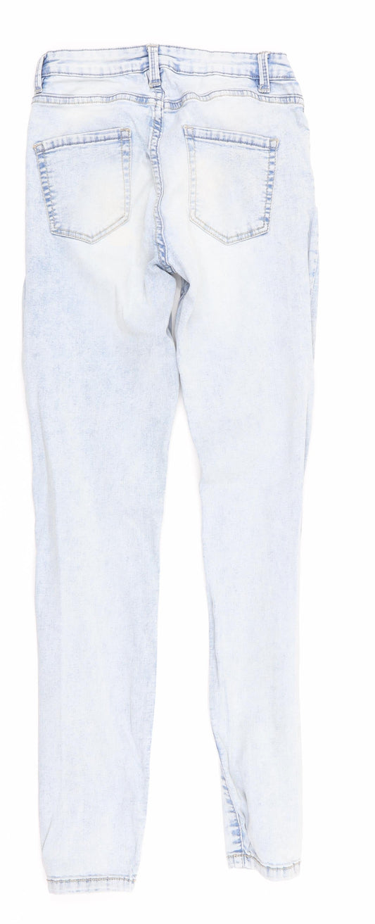 Denim Co Womens Blue Skinny Jeans Size 4 L29 in